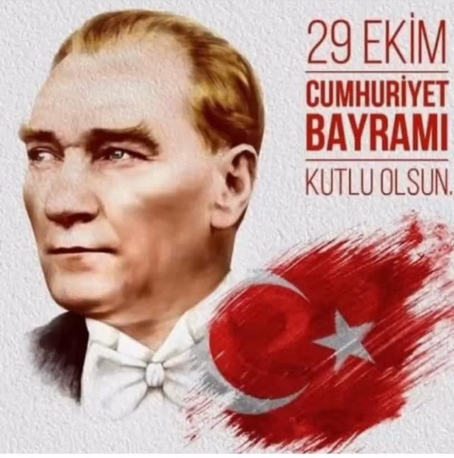 29 Ekim Cumhuriyet bayramımız kutlu olsun.#29ekimcumhuriyetbayramı