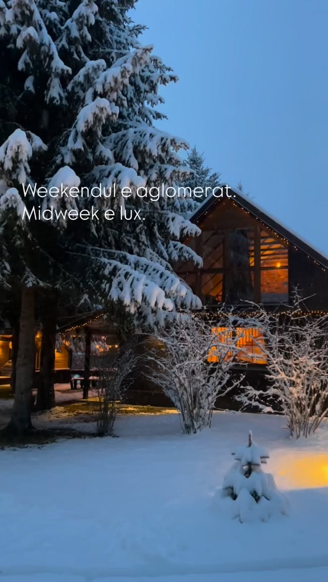 Muntele fără aglomerație e cel mai bun reset. Ritm lent, aer curat si spațiu pentru tine.
Pentru disponibilitate si oferta: 0759779900 #romania #chalet #winterwonderland #663aro