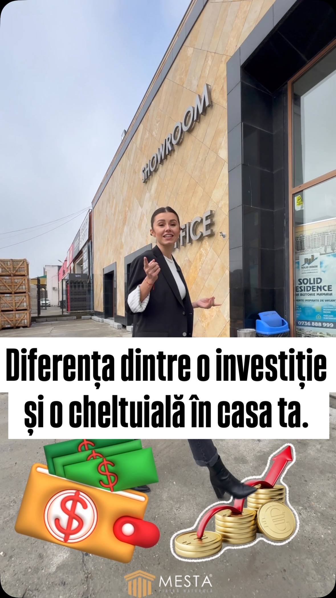 Diferența dintre o cheltuială și o investiție în casa ta?
E materialul pe care îl alegi.
Gresia se schimbă.
Vopseaua se reface.
Piatra naturală rămâne.
Travertin, marmură, granit — nu sunt doar frumoase, sunt durabile, îmbătrânesc bine și cresc valoarea casei tale în timp.
Asta nu e o cheltuială pe moment.
E o investiție pe ani de zile.
La MESTA Piatră Naturală, piatra nu se vinde „după poză”, ci se alege corect:
pentru interior, exterior, trafic, întreținere și stilul tău de viață.